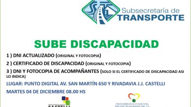Photo of Fw: OPERATIVO SUBE DISCAPACIDAD EN CASTELLI