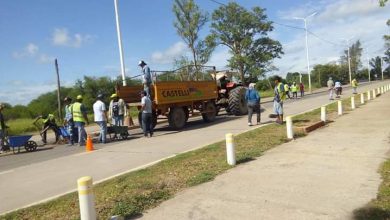 Photo of Fw: PERSONAL DEL BARRIDO TRABAJÓ EN EL ACCESO PRINCIPAL