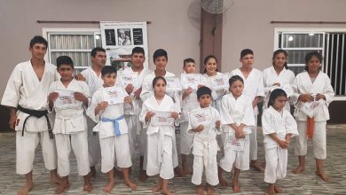Photo of Fw: NIÑOS DE CENGROS COMUNITARIOS RINDIERON SU EXÁMEN DE KARATE