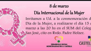 Photo of Fw: EL VIERNES 15 DE MARZO RECONOCIMIENTO A LAS MUJERES DESTACADAS