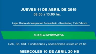 Photo of Fw: LA INSPECCIÓN GRAL DE PERSONAS JURIDICAS BRINDARÁ CHARLA EN CASTELLI