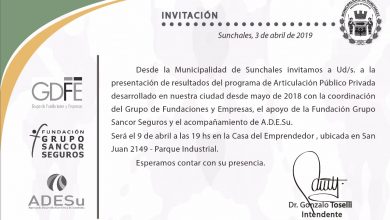 Photo of Fwd: INVITACIÓN | Presentación de resultados de articulación público privada