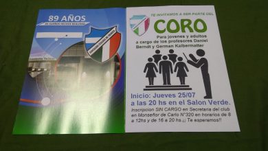 Photo of Fwd: ANUNCIARON ACTIVIDADES DEL INSTITUTO DE NIVEL TERCIARIO DEL ARTE EN ASOCIACIÓN ITALIANA