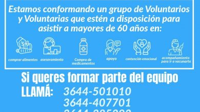 Photo of Fw: EL MUNICIPIO CREÓ EL GRUPO DE VOLUNTARIOS PARA BRINDAR ASISTENCIA A ADULTOS MAYORES