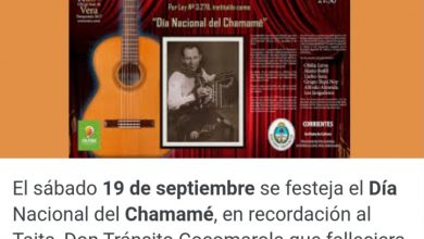 Photo of FELIZ DIA NACIONAL DEL CHAMAME !!!