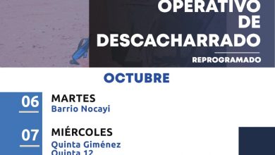 Photo of Fw: EL MUNICIPIO DE CASTELLI REPROGRAMA PARA EL MARTES 06 DE OCTUBRE EL SEGUNDO LANZAMIENTO ANUAL DE OPERATIVOS DE DESCACHARRADO Y PREVENCIÓN DE DENGUE