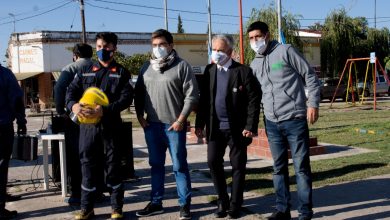 Photo of Fwd: Bomberos y choferes de ambulancias izaron las banderas