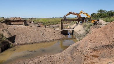 Photo of Fwd: Nuevo puente para el reacondicionamiento del Canal Vila Cululú y Cañada Sunchales