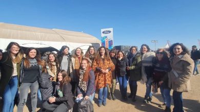 Photo of Fw: Col Vignaud: Evangelina Vigna junto a alumnas de 6° año  participó del conversatorio sobre mujeres del campo